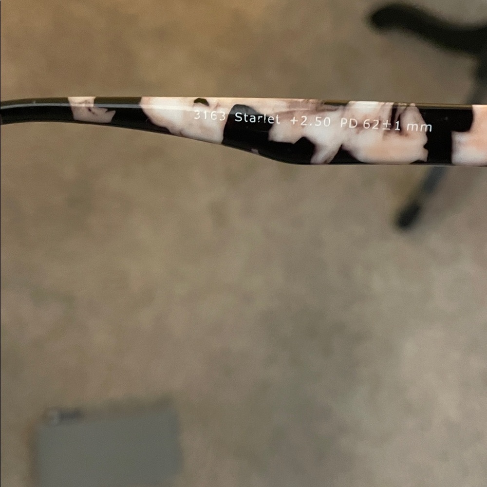 Peepers Black and Pink Glasses - Picture 3 of 3